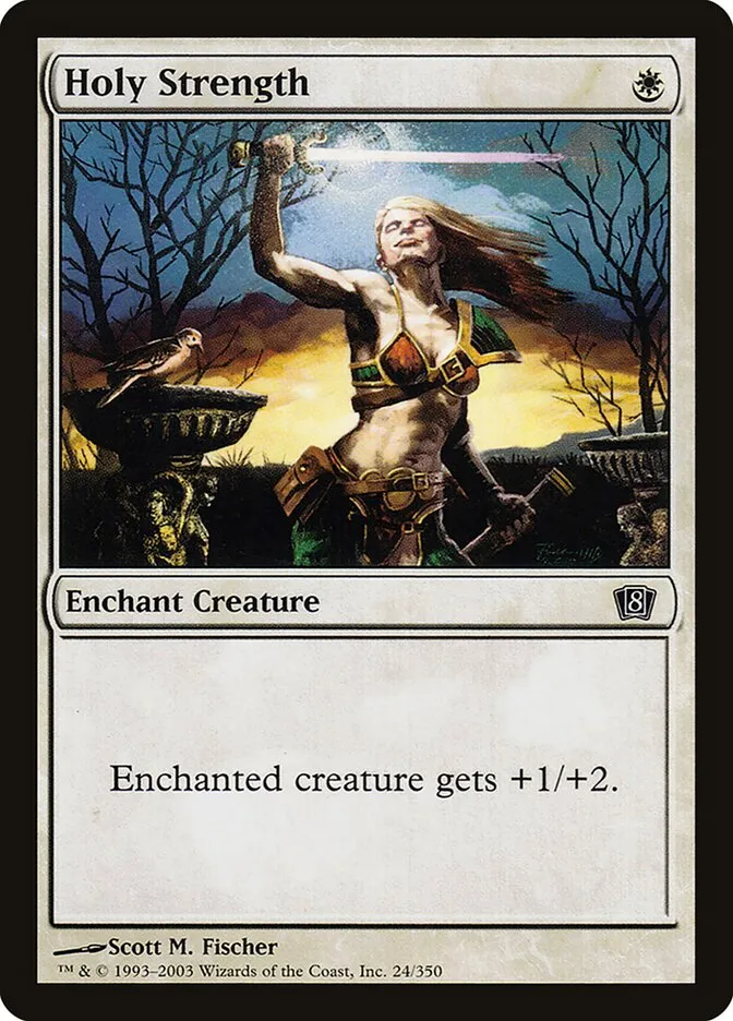 2003 Eighth Edition Holy Strength #24★ common card image