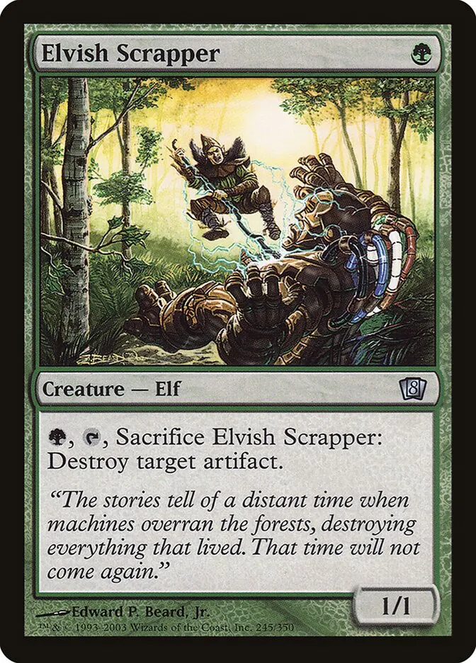 2003 Eighth Edition Elvish Scrapper #245★ uncommon card image