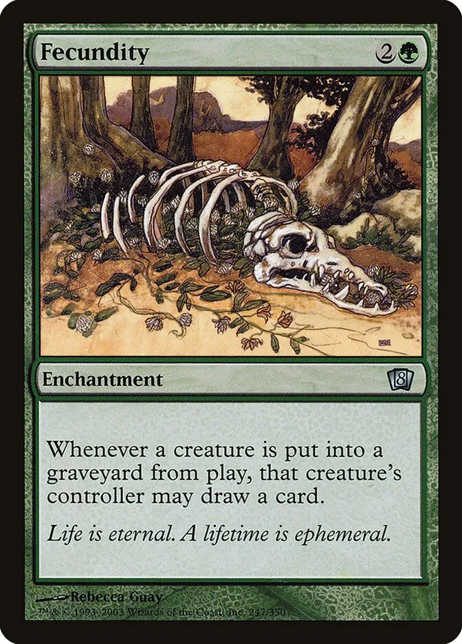 2003 Eighth Edition Fecundity #247★ uncommon card image
