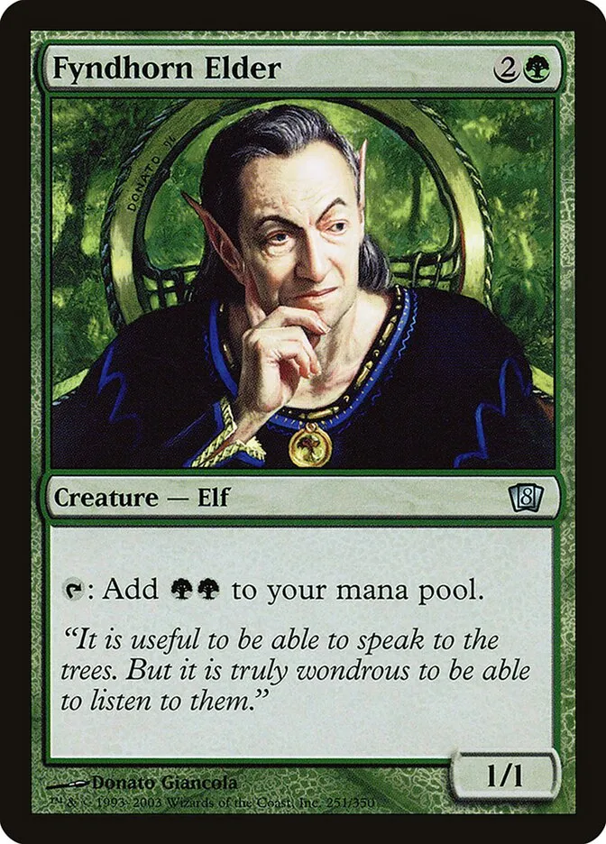 2003 Eighth Edition Fyndhorn Elder #251★ uncommon card image