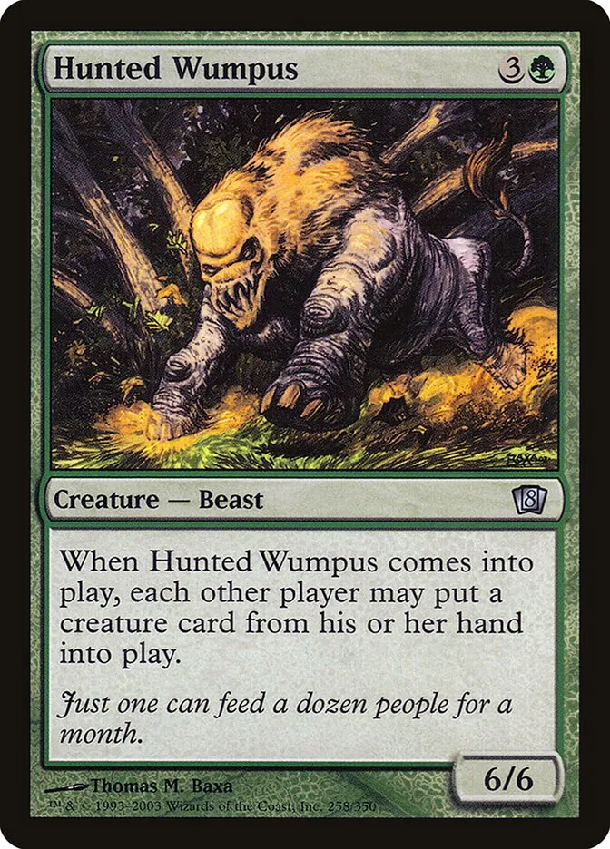 2003 Eighth Edition Hunted Wumpus #258★ uncommon card image
