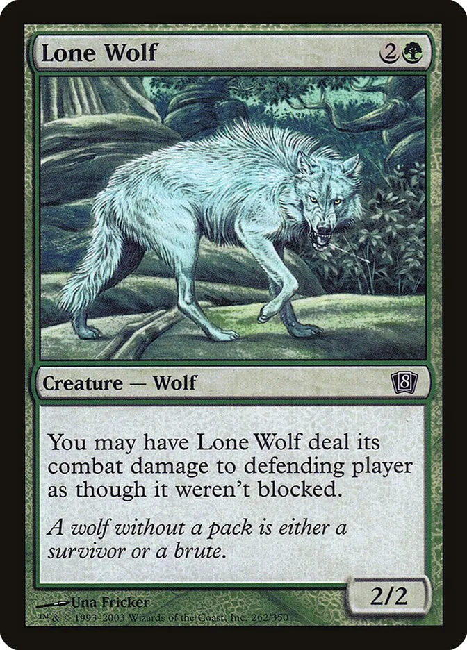 2003 Eighth Edition Lone Wolf #262★ common card image