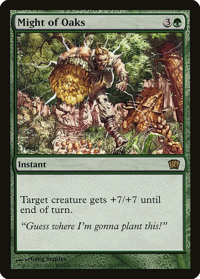2003 Eighth Edition Might of Oaks #265★ rare card image