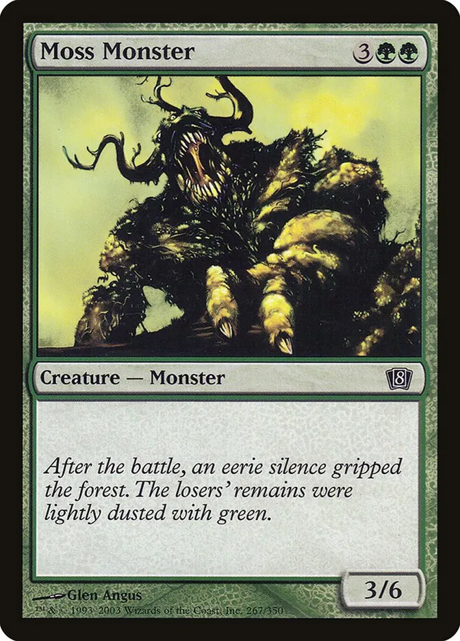 2003 Eighth Edition Moss Monster #267★ common card image
