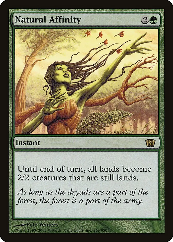 2003 Eighth Edition Natural Affinity #269★ rare card image