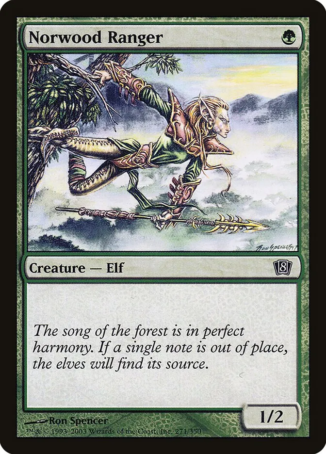 2003 Eighth Edition Norwood Ranger #271★ common card image