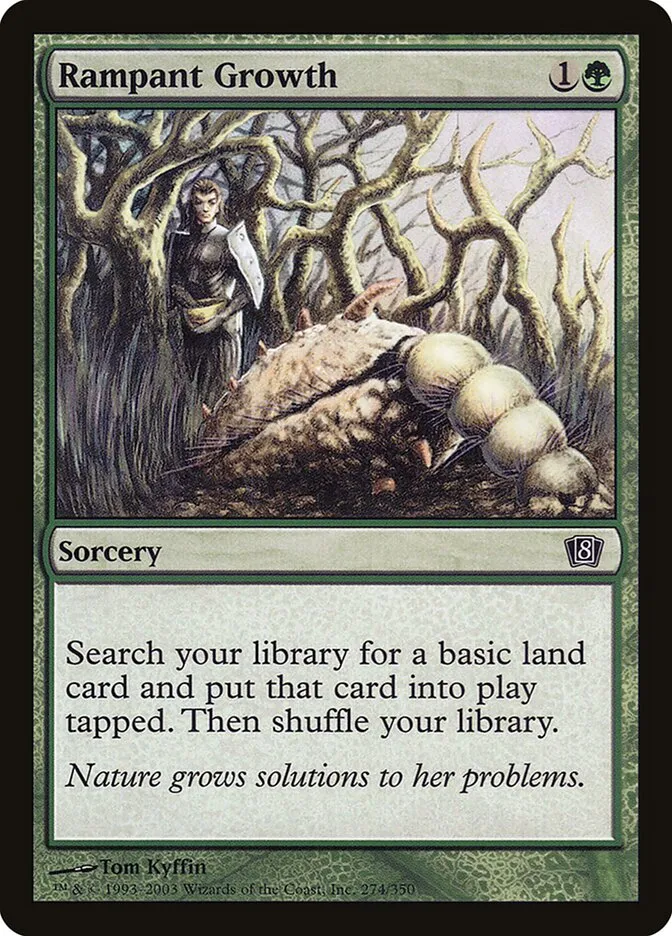 2003 Eighth Edition Rampant Growth #274★ common card image