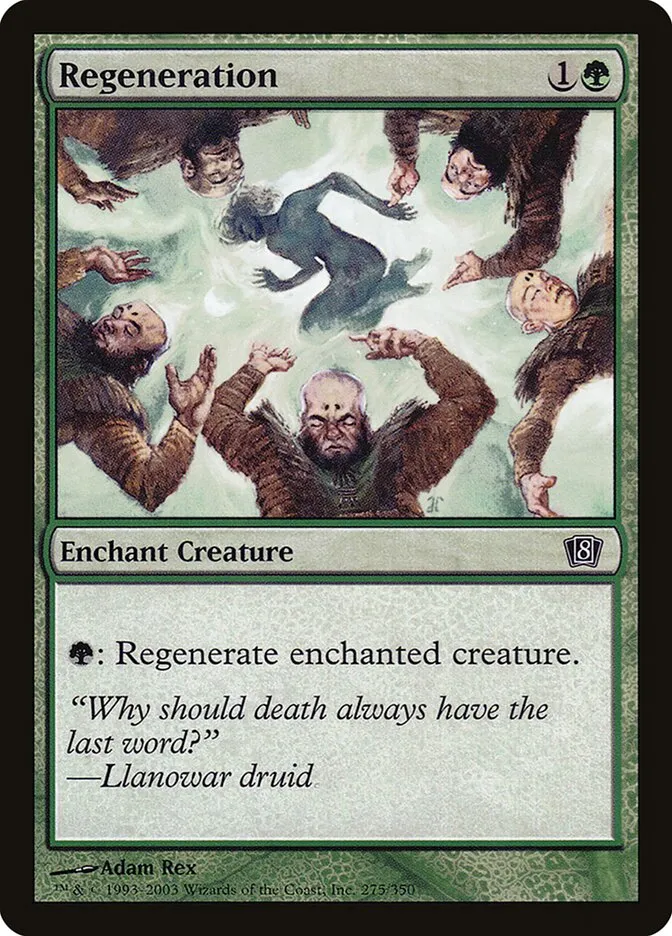 2003 Eighth Edition Regeneration #275★ common card image