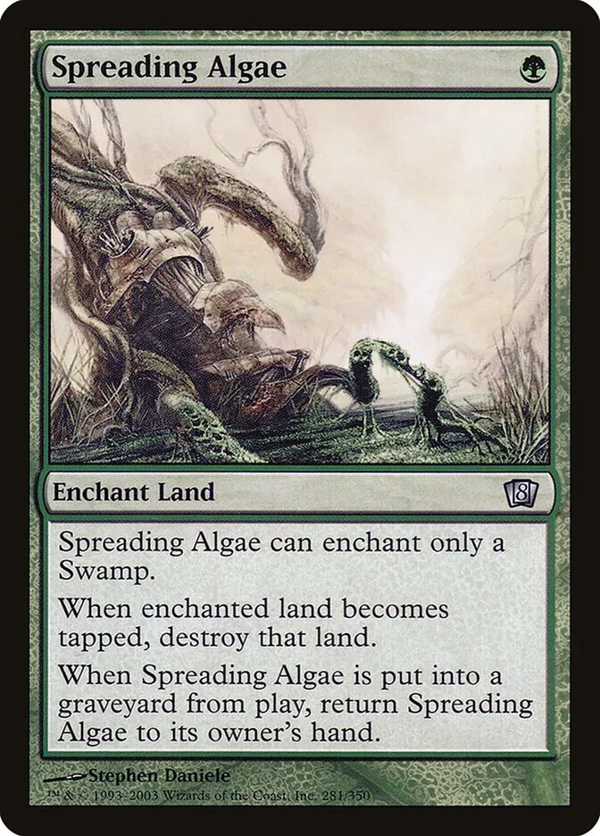 2003 Eighth Edition Spreading Algae #281★ uncommon card image
