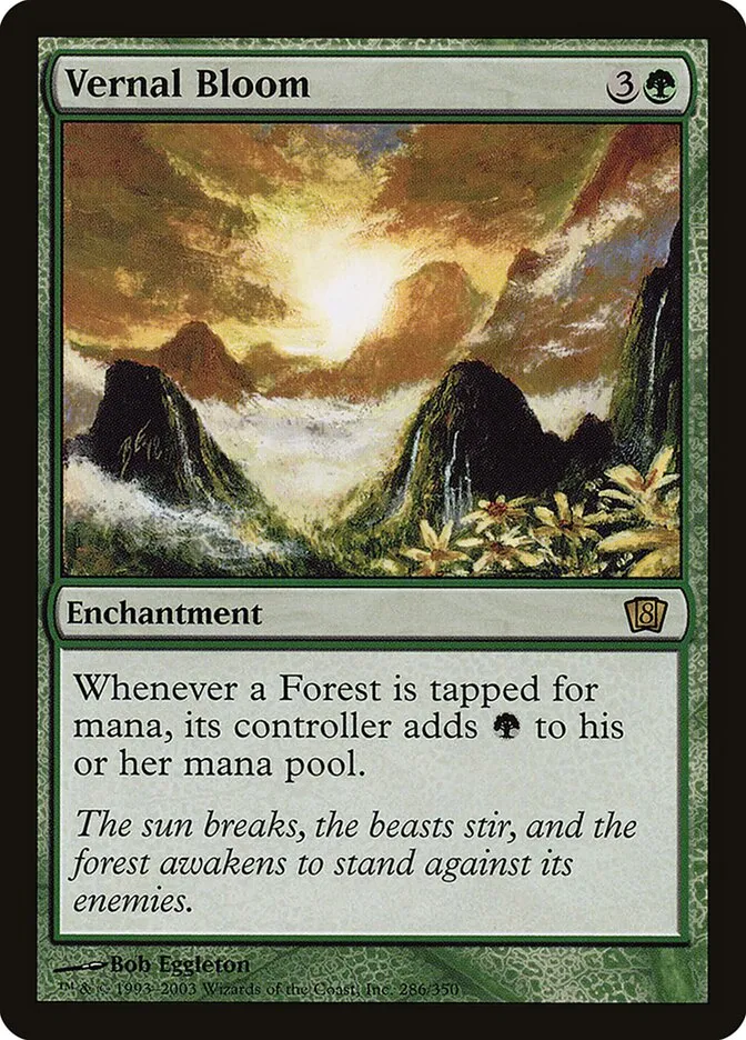 2003 Eighth Edition Vernal Bloom #286★ rare card image