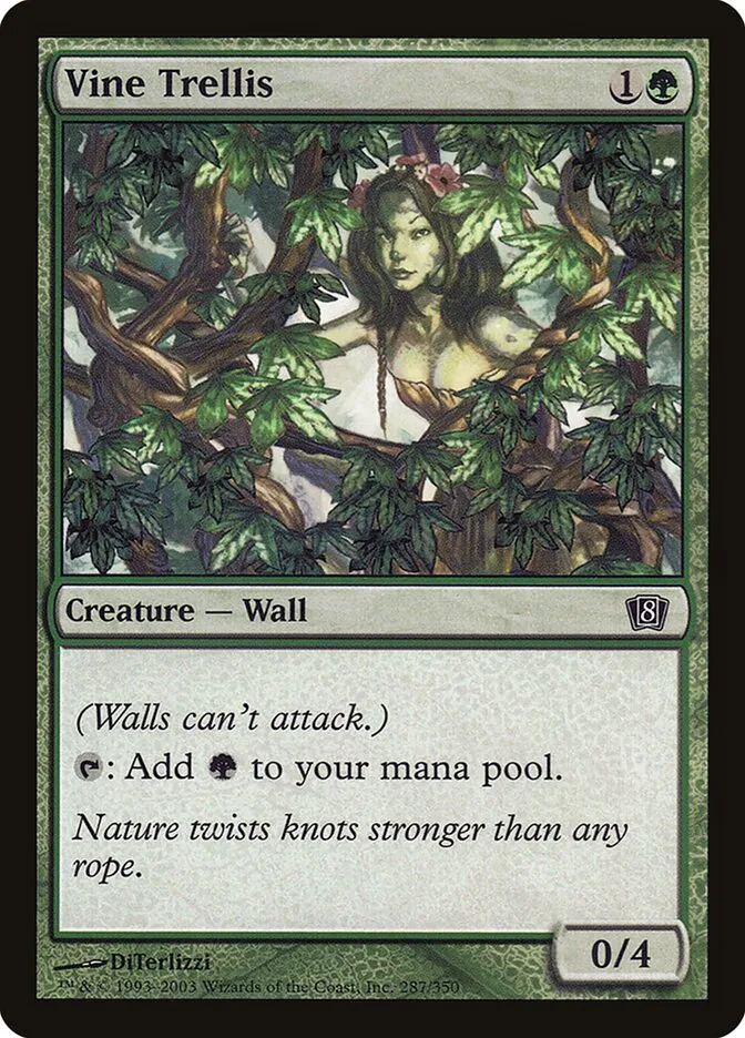 2003 Eighth Edition Vine Trellis #287★ common card image