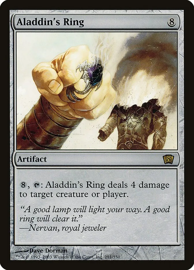 2003 Eighth Edition Aladdin's Ring #291★ rare card image