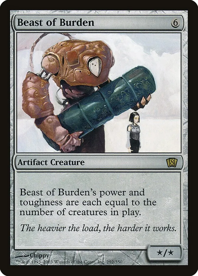 2003 Eighth Edition Beast of Burden #292★ rare card image