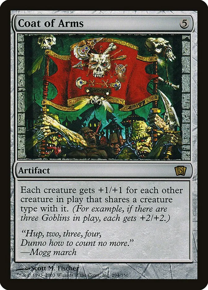 2003 Eighth Edition Coat of Arms #294★ rare card image