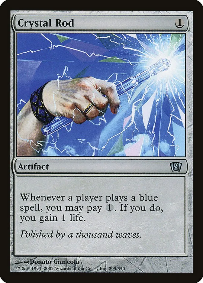 2003 Eighth Edition Crystal Rod #295★ uncommon card image