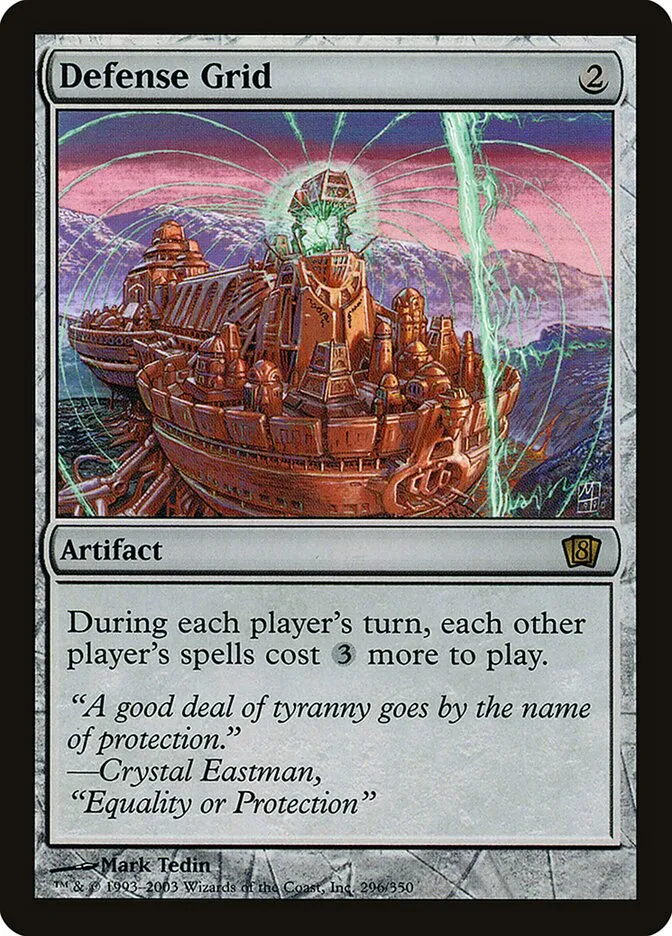 2003 Eighth Edition Defense Grid #296★ rare card image