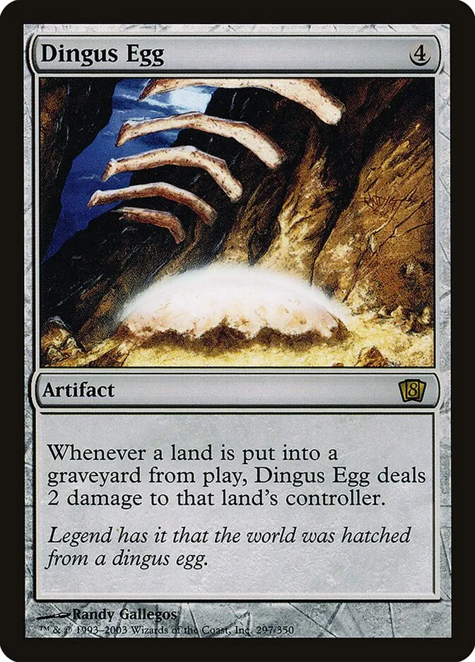 2003 Eighth Edition Dingus Egg #297★ rare card image