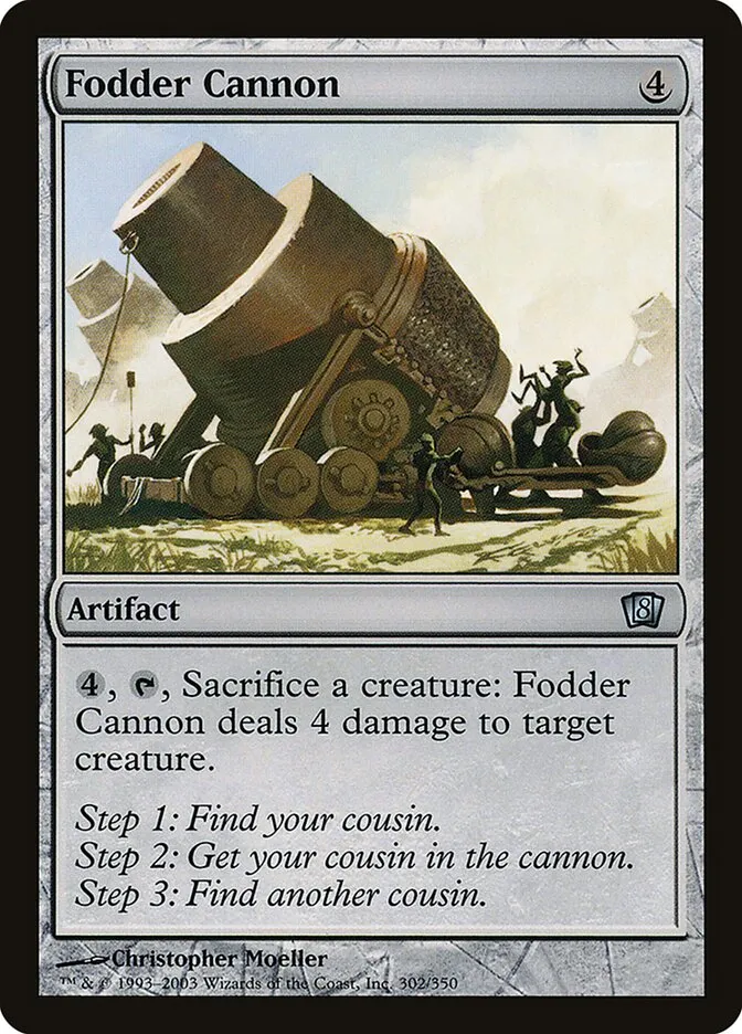 2003 Eighth Edition Fodder Cannon #302★ uncommon card image