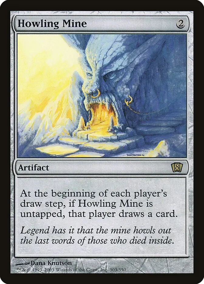 2003 Eighth Edition Howling Mine #303★ rare card image