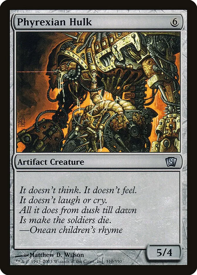 2003 Eighth Edition Phyrexian Hulk #310★ uncommon card image