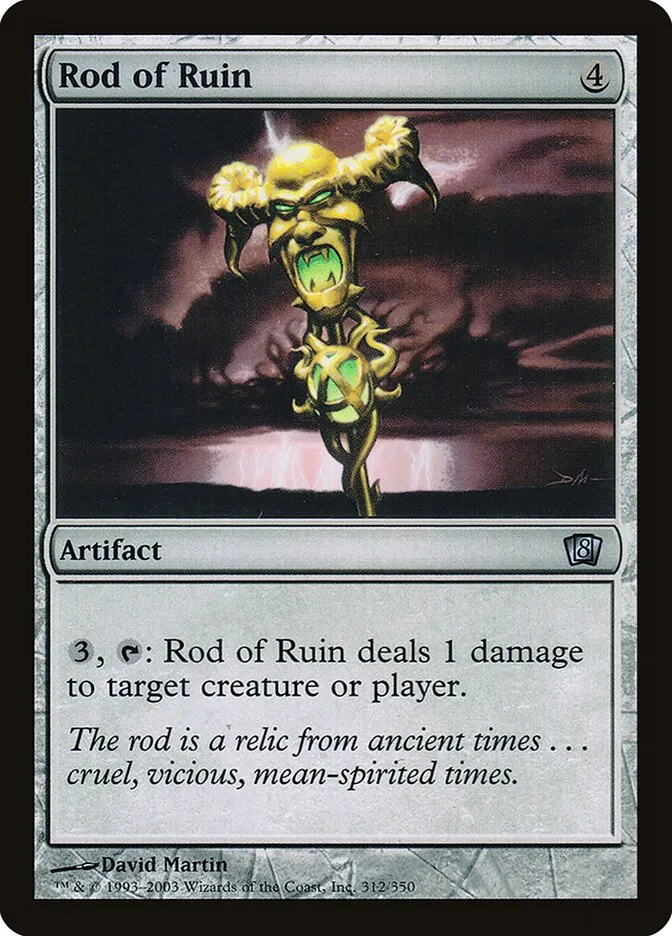 2003 Eighth Edition Rod of Ruin #312★ uncommon card image
