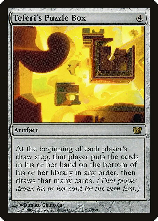 2003 Eighth Edition Teferi's Puzzle Box #316★ rare card image
