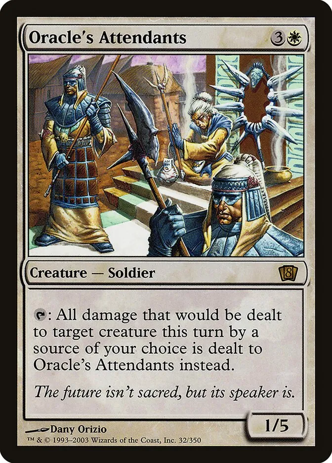 2003 Eighth Edition Oracle's Attendants #32★ rare card image