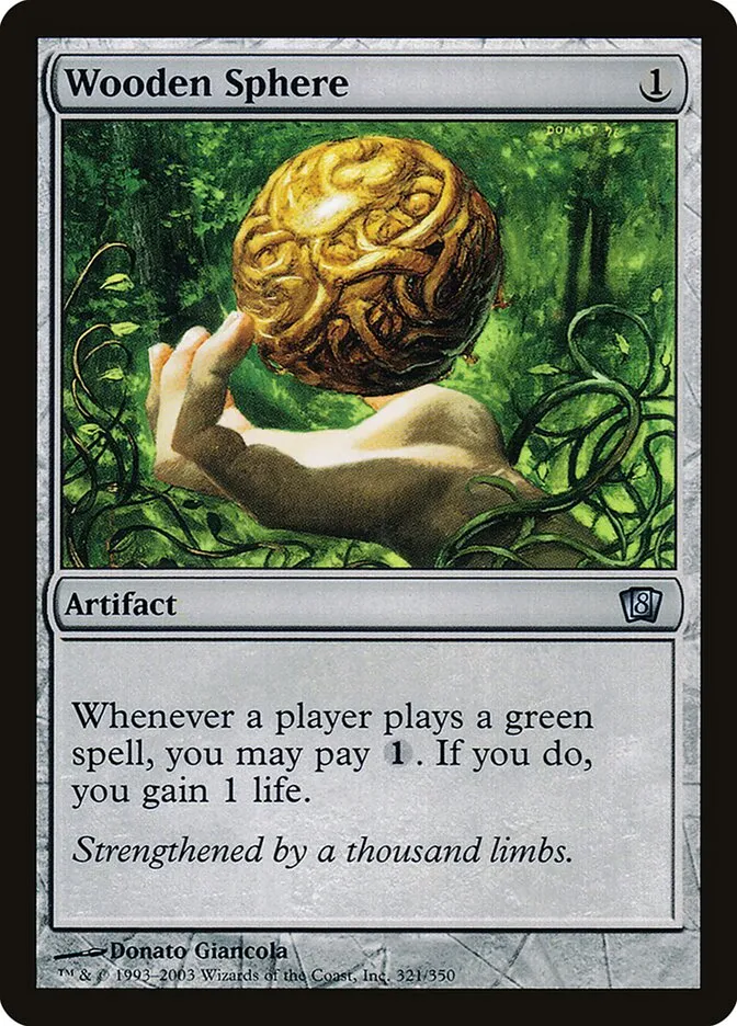 2003 Eighth Edition Wooden Sphere #321★ uncommon card image