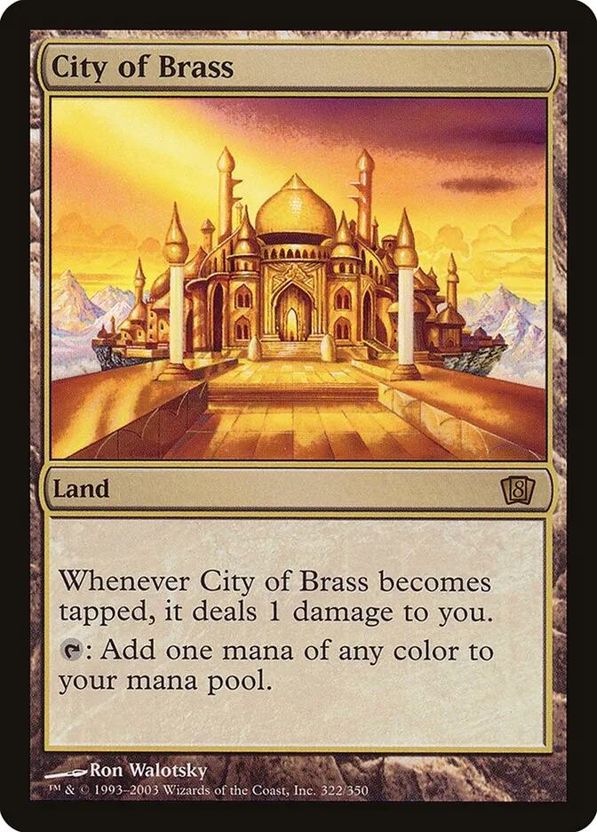 2003 Eighth Edition City of Brass #322★ rare card image