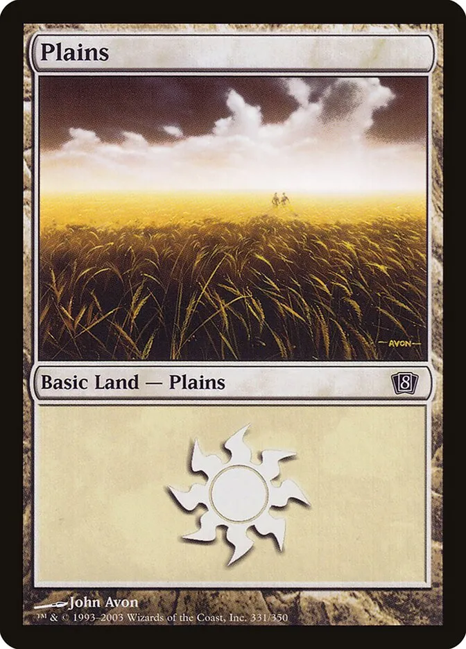 2003 Eighth Edition Plains #331★ common card image