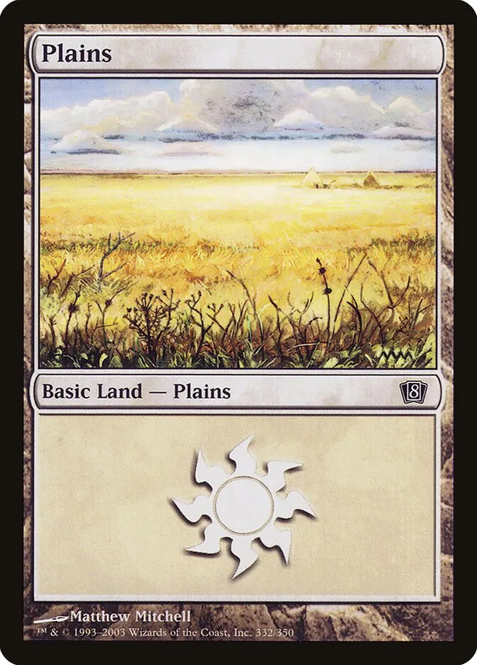 2003 Eighth Edition Plains common #332 common card image