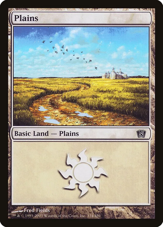 2003 Eighth Edition Plains common #334 common card image
