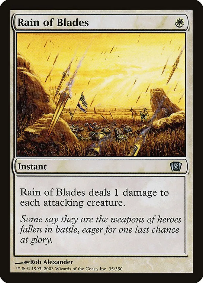 2003 Eighth Edition Rain of Blades #35★ uncommon card image
