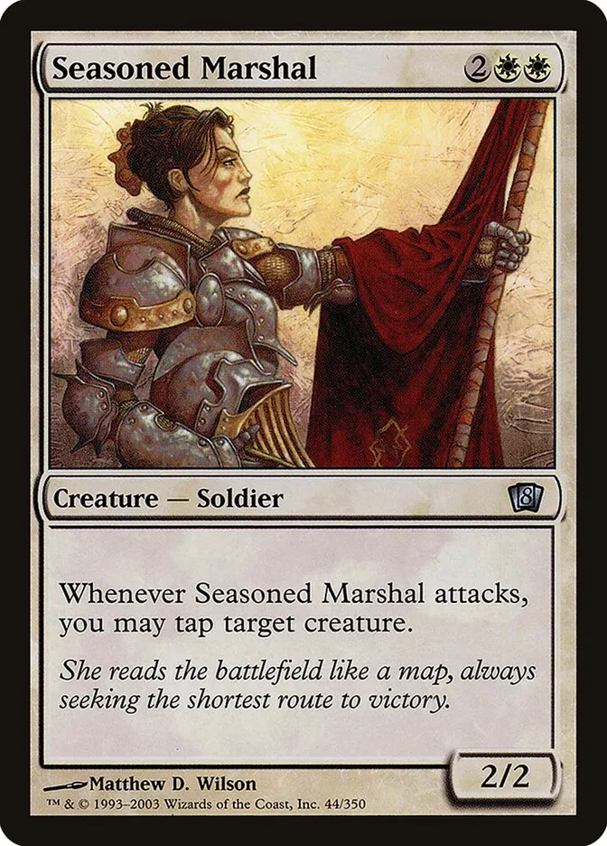 2003 Eighth Edition Seasoned Marshal #44★ uncommon card image