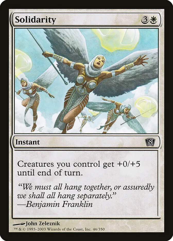 2003 Eighth Edition Solidarity #46★ common card image