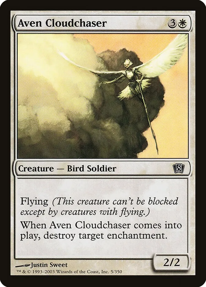 2003 Eighth Edition Aven Cloudchaser #5★ common card image