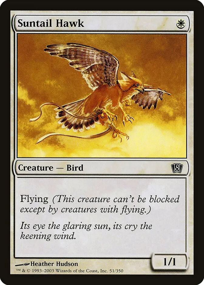 2003 Eighth Edition Suntail Hawk #51★ common card image