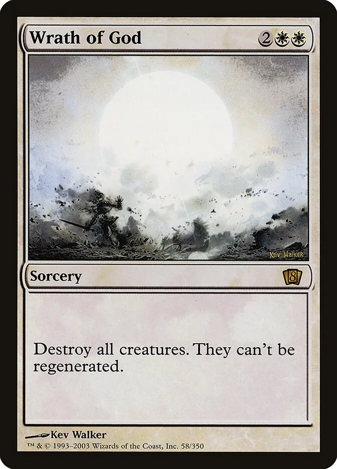 2003 Eighth Edition Wrath of God #58★ rare card image