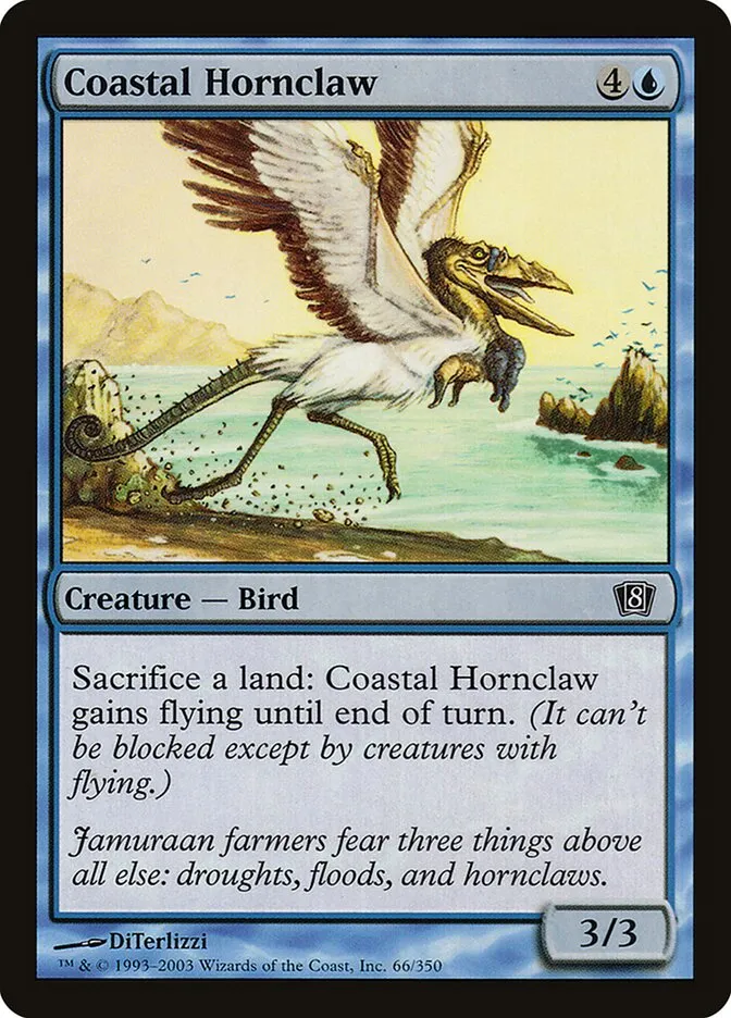2003 Eighth Edition Coastal Hornclaw #66★ common card image
