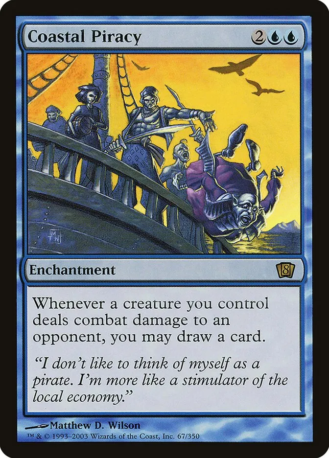 2003 Eighth Edition Coastal Piracy #67★ rare card image