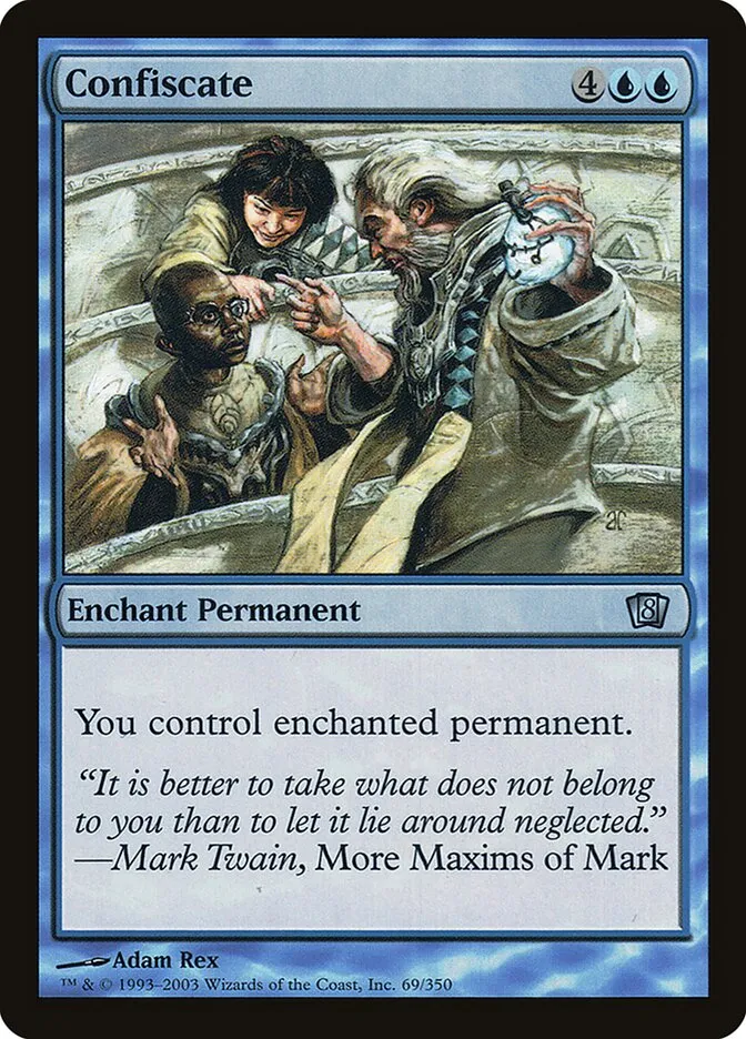 2003 Eighth Edition Confiscate #69★ uncommon card image