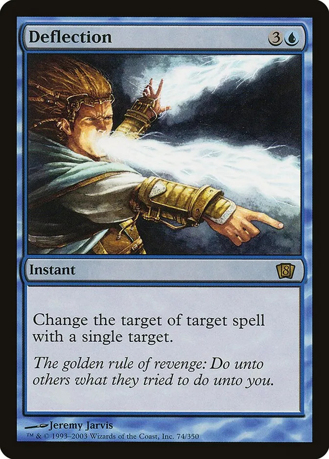 2003 Eighth Edition Deflection #74★ rare card image