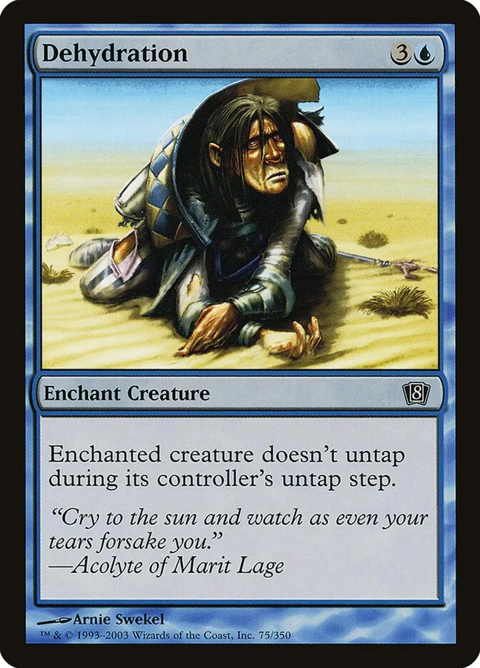2003 Eighth Edition Dehydration #75★ common card image