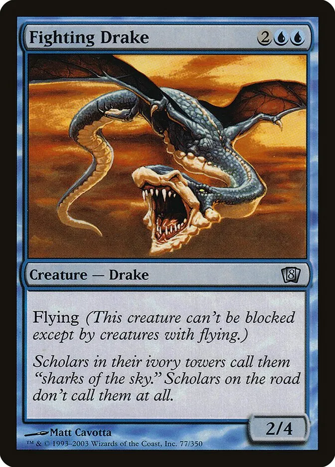 2003 Eighth Edition Fighting Drake #77★ uncommon card image