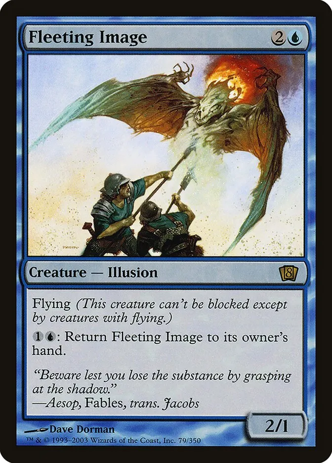 2003 Eighth Edition Fleeting Image #79★ rare card image