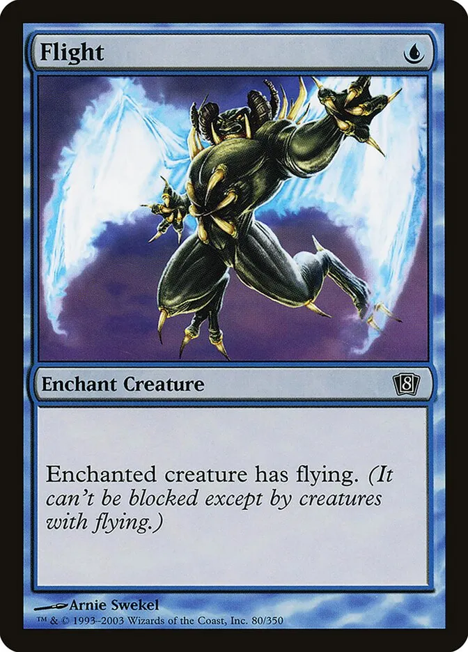 2003 Eighth Edition Flight #80★ common card image