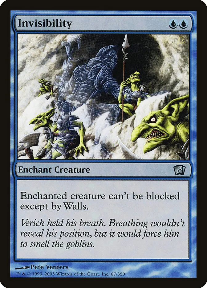 2003 Eighth Edition Invisibility #87★ uncommon card image