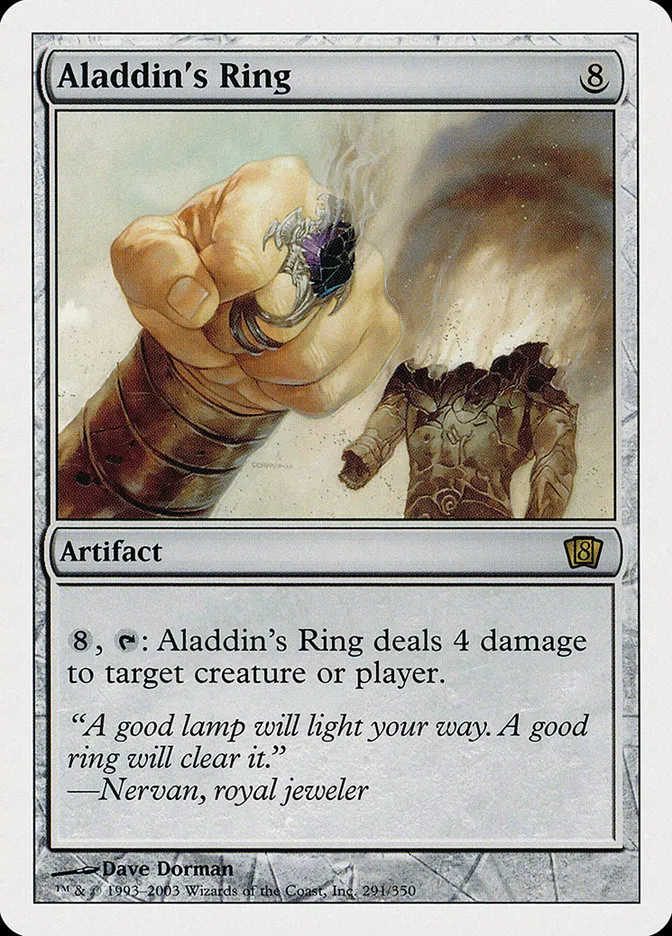 2003 Eighth Edition Aladdin's Ring rare #291 rare card image
