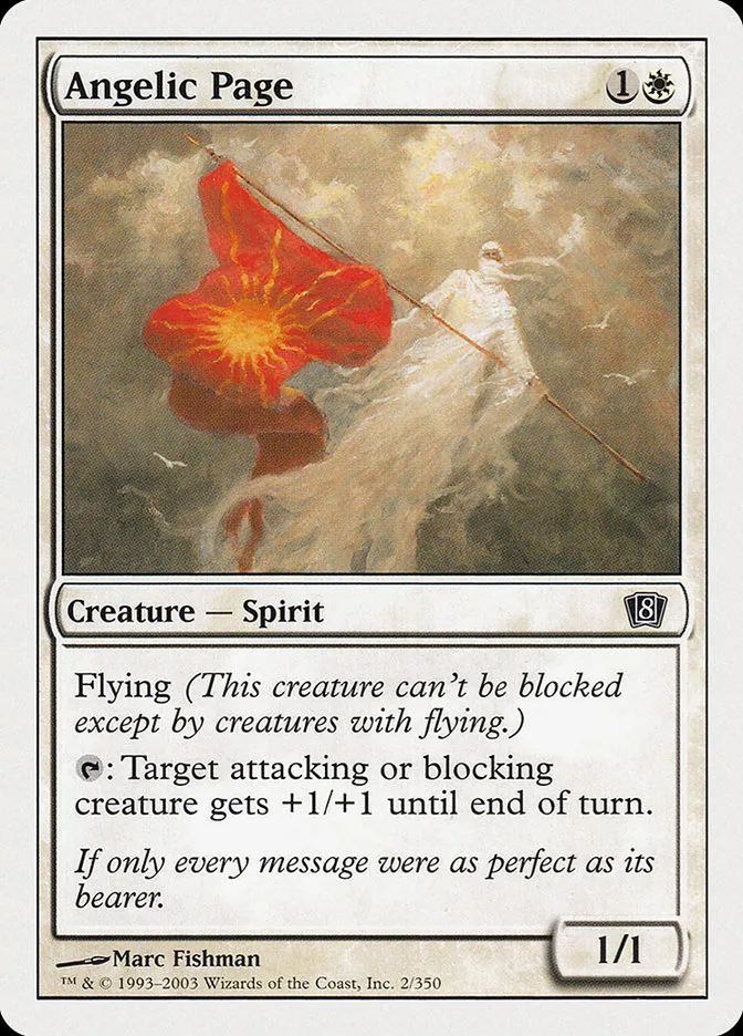 2003 Eighth Edition Angelic Page common #2 common card image