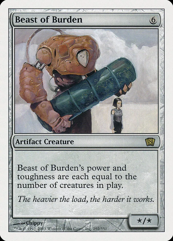 2003 Eighth Edition Beast of Burden #292 rare card image